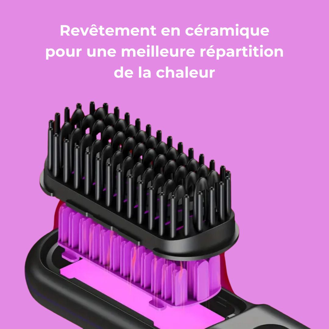 TrapaniHair® - Brosse à lisser